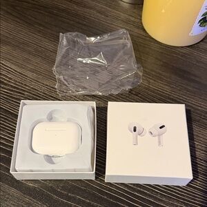 Premium Wireless Earbuds with Charging Case - White